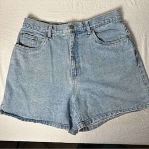 Halston Light Blue Jean Shorts